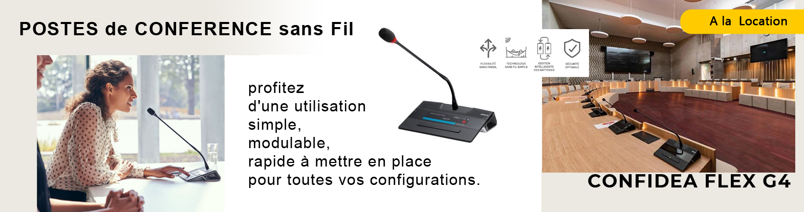 micros de conference sonorisation