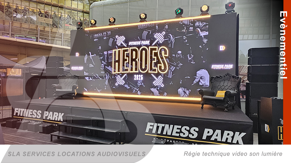 Régie technique audiovisuelle event