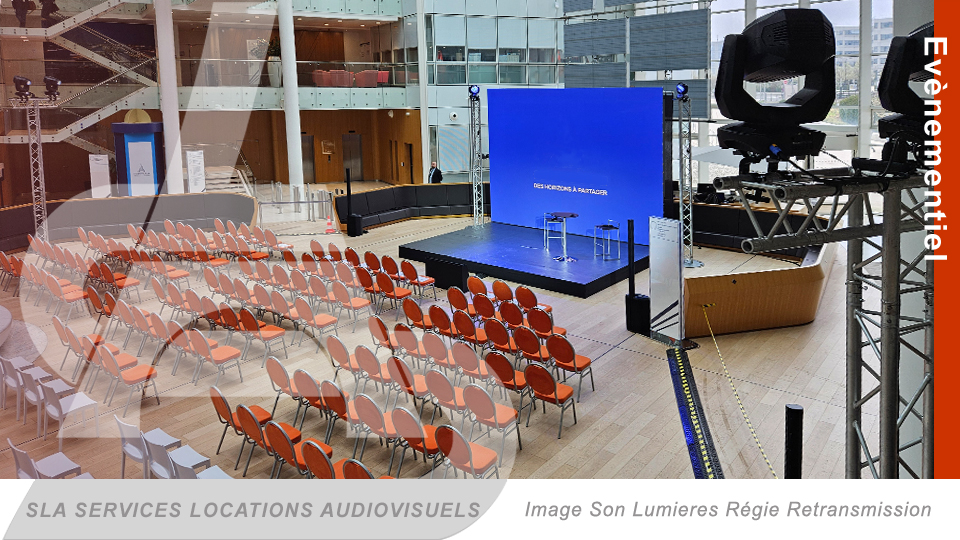  prestation evenementiel mur de led