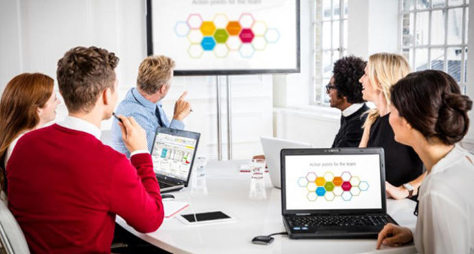 Presentation Partagee Collaborative Et Interactive Sans Fil Pour L Equipement Des Salles De Reunion