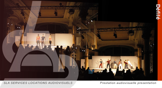 prestation audiovisuelle defile de mode